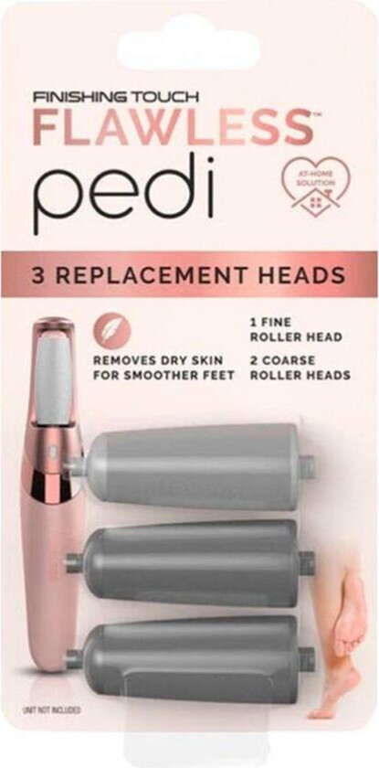Flawless Pedicure Replacement Heads 3pcs