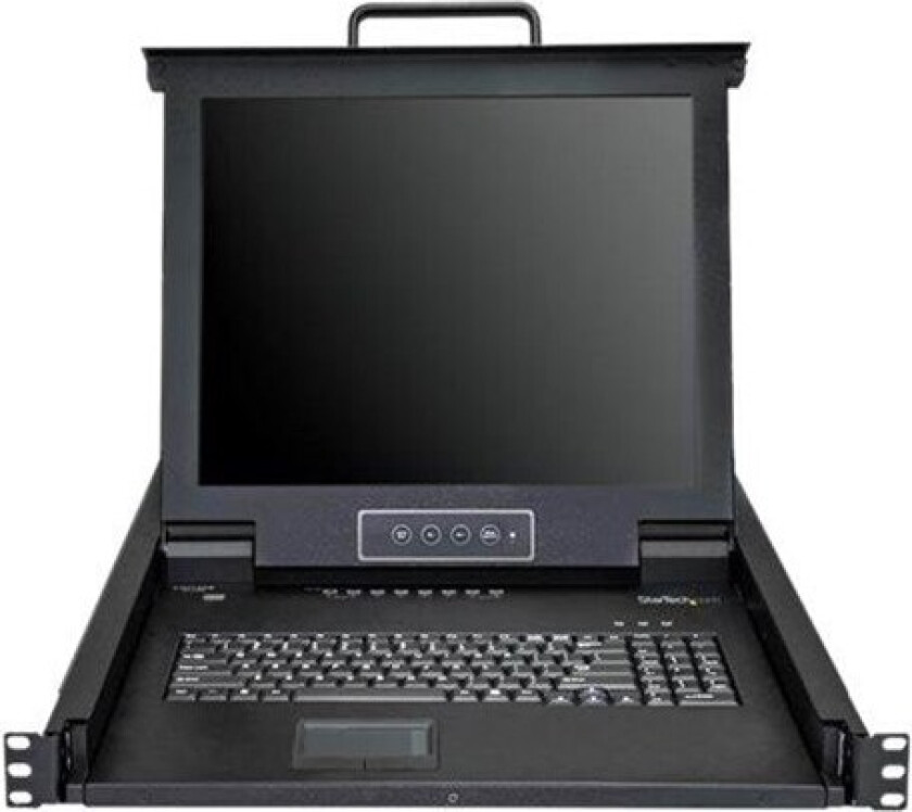17" StarTech.com Rackmount KVM Console - 8 Ports with 17" LCD Monitor - KVM console - 17" - 5 ms - Skjerm