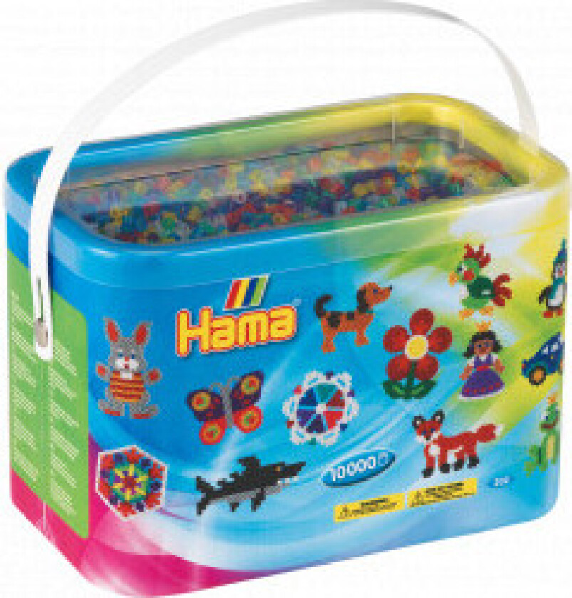 Midi 10000 Perler I Bøtte - Mix 53