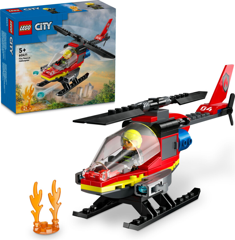 Lego City - Brannhelikopter 60411