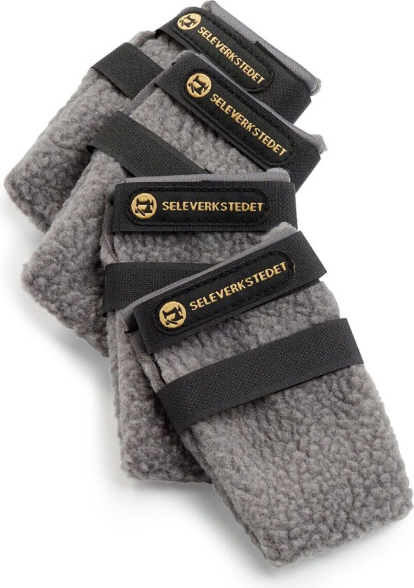 High Fleece Dog Boot 4pk Grå/svart XS