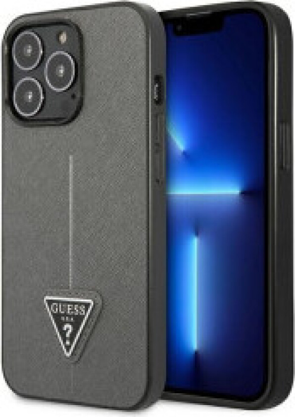Guess GUHCP13XPSATLG iPhone 13 Pro Max 6,7" sølv/sølv hardcase SaffianoTriangle Logo