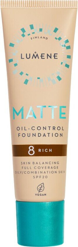 Matte Oil-Control Foundation 8 Rich