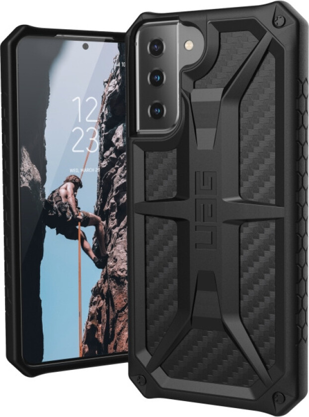 Samsung Galaxy S21+ 5G Rugged Case Monarch - Carbon Fiber