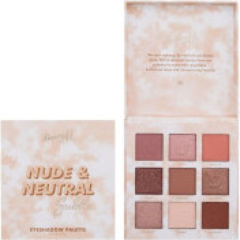 Nude & Neutral Eyeshadow Palette, 18 g  Øyenskygge