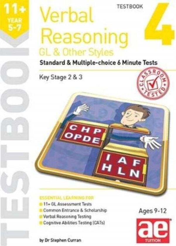11+ Verbal Reasoning Year 5-7 GL & Other Styles Testbook 4 av Stephen C. Curran, Nicholas Geoffrey Stevens