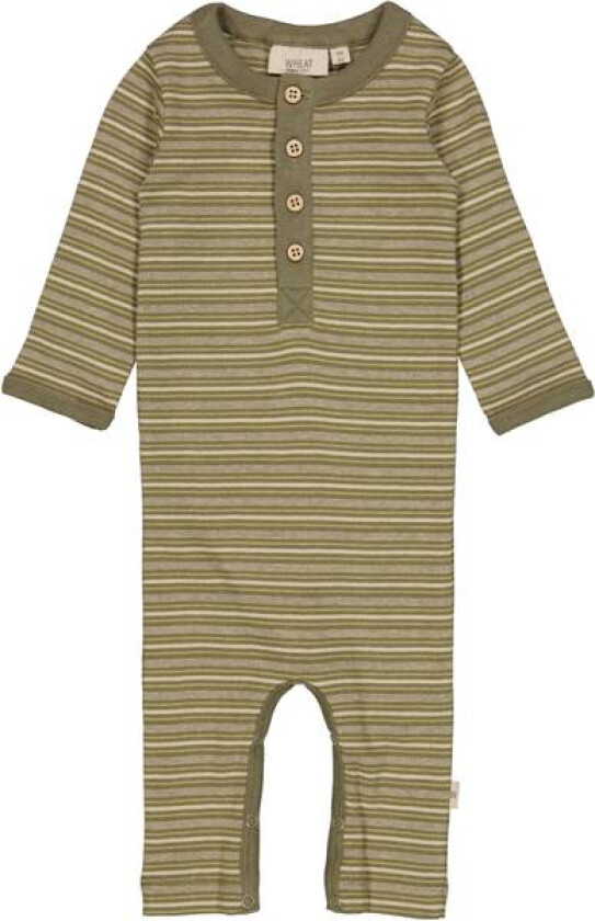 Jumpsuit Eigil Heather Green Stripe