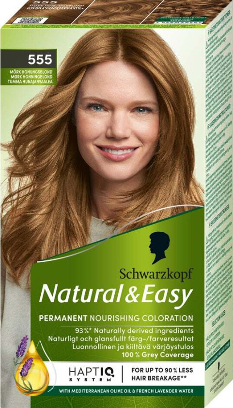 Bilde av Natural & Easy  Permanent Nourishing Coloration 555 Mørk H
