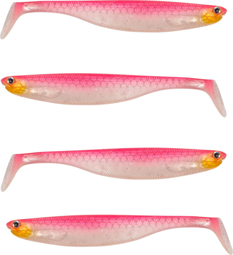 Shadteez Slim 7,5cm 3g 4pcs, jigg Pink Headlight