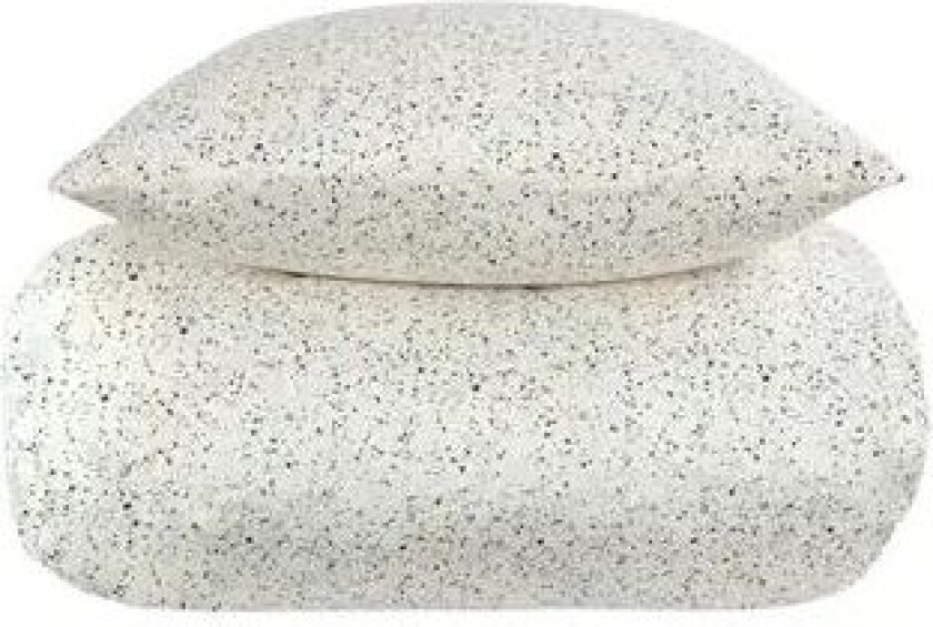 Sateng sengesett - 140x220 cm - 100% Bomullssateng - Marble white