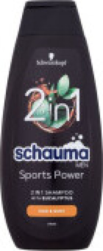 - Schauma Men Sports Power 2In1 Shampoo - For Men, 400 ml