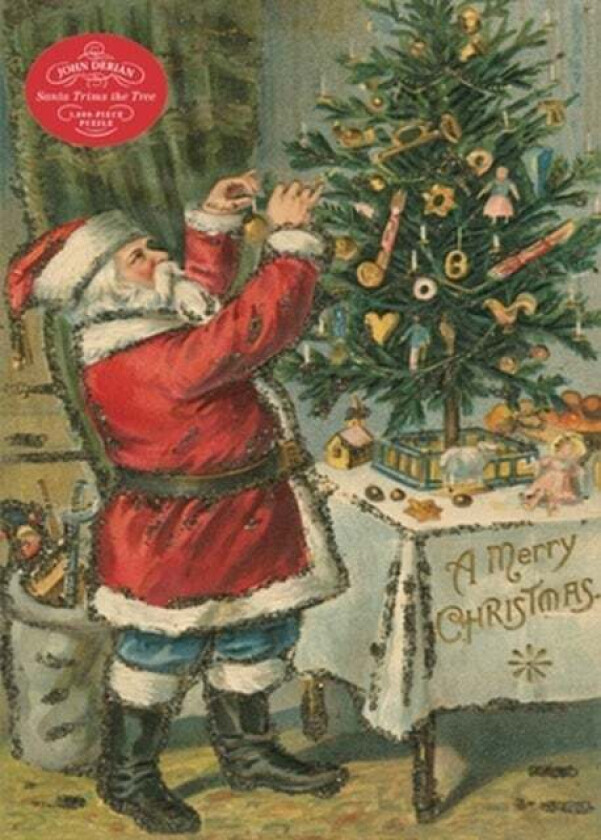 John Derian Paper Goods: Santa Trims the Tree 1,000-Piece Puzzle av John Derian