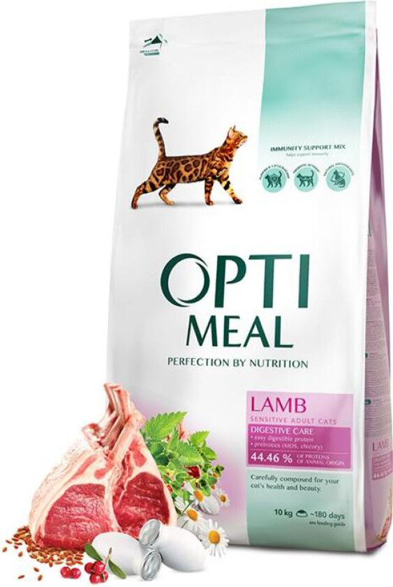 Cat Adult & Senior Sensitive Digestion Lamb Tørrfôr til katt 10 kg