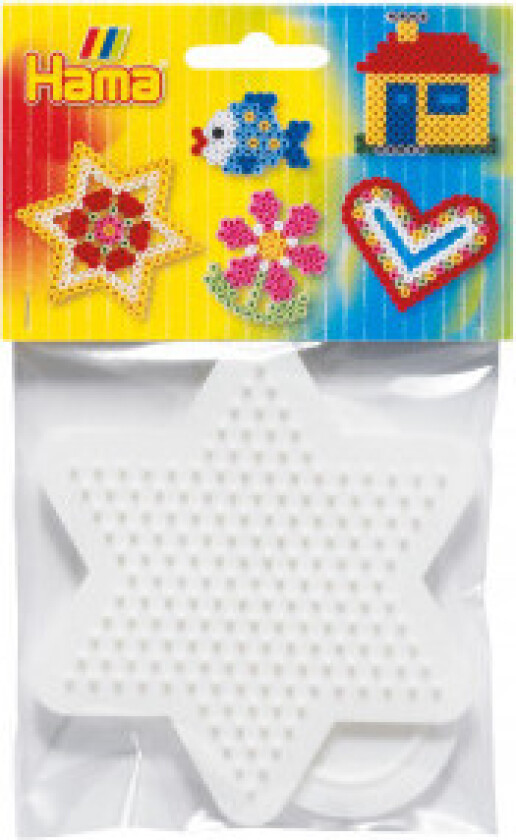 Bilde av Midi Perlebrett 2-Pakning - Hjerte Og Stjerne