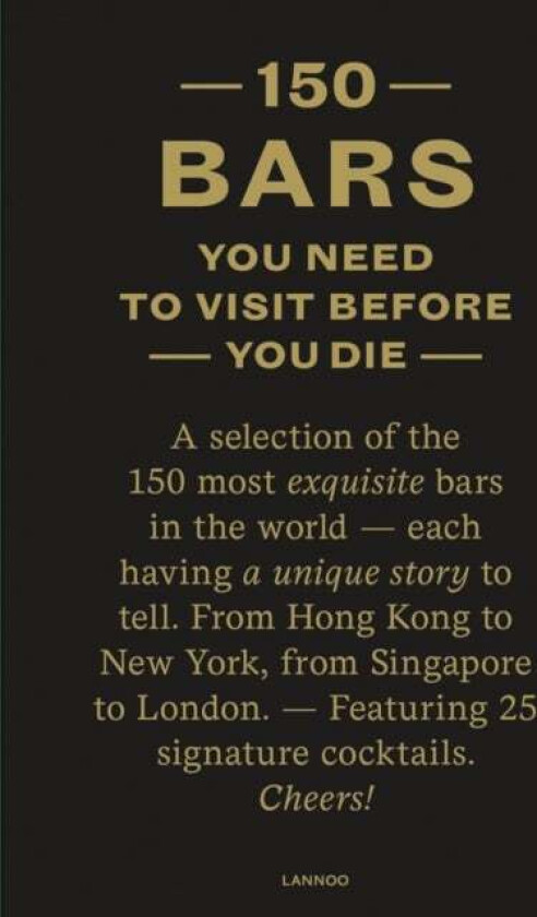 150 Bars You Need to Visit Before You Die av Jurgen Lijcops