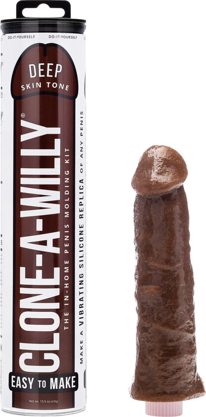 DIY Homemade Dildo Clone Kit Deep Skin Tone - Brun