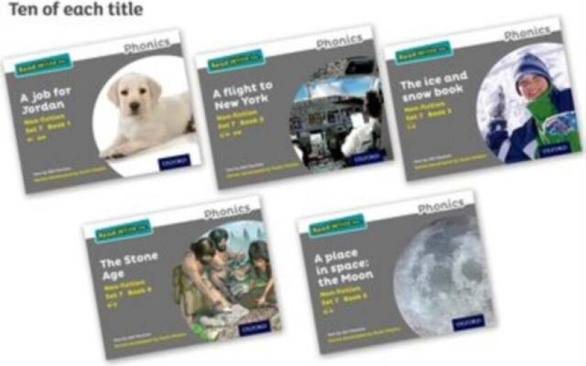 Read Write Inc. Phonics: Grey Set 7 Non-fiction books (Pack of 50) av Gill Munton