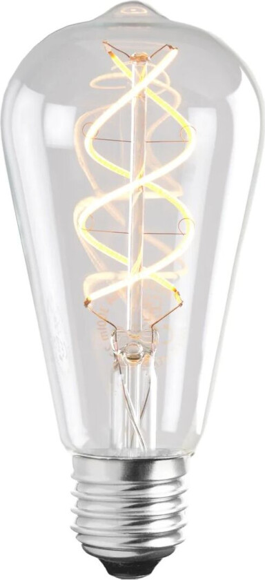 Globen lyspære E27 LED soft filament 6,4 cm