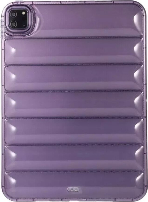 iPad Pro 11" (2022 / 2021 / 2020 / 2018) Fleksibelt Plast Deksel - Riller - Gjennomsiktig / Lilla