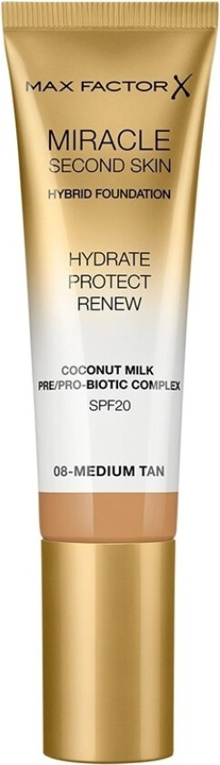 Miracle Second Skin Foundation 08 Medium Tan