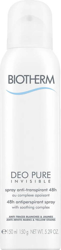 Bilde av Deo Pure Invisible Spray 150 ml