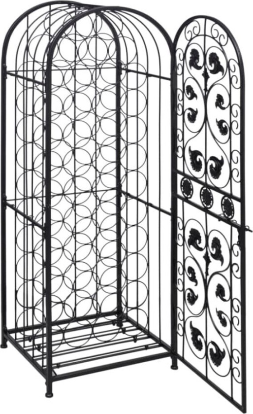 Vinstativ for 45 flasker metall