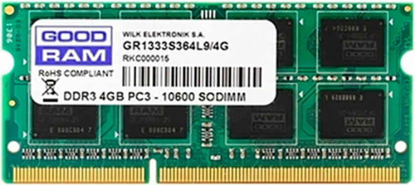 CL11 SODIMM 4GB - 1600MHz - RAM DDR3