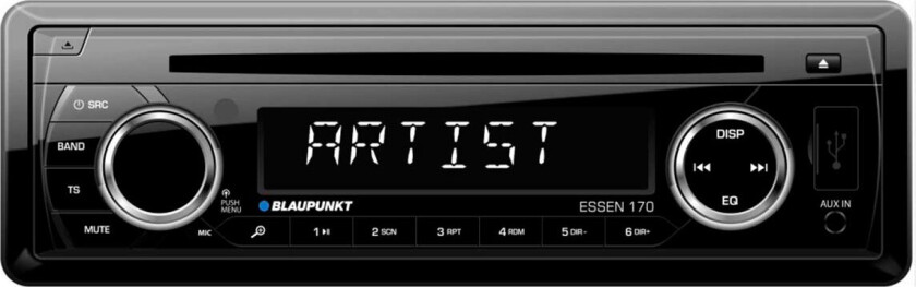 ESSEN 170 Bilradio m/CD-spiller