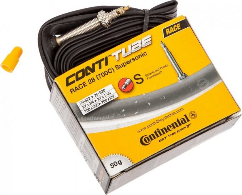 CONTINENTAL Race Tube Supersonic (20-25x622-630) Presta (Removable core) 60 mm Butyl