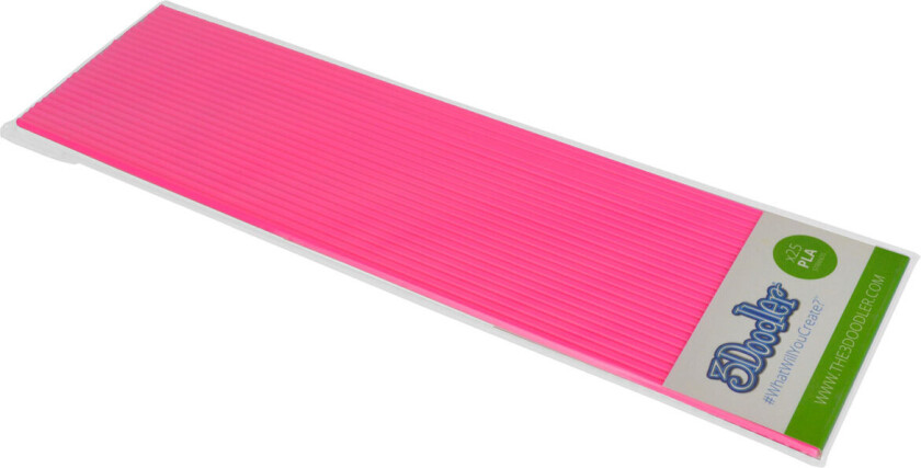 3Doodler PLA 3D Filament - 25,4 cm (3 mm) 25pk - Pink Flamingo
