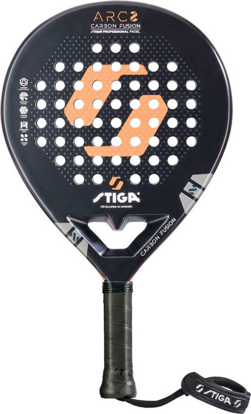 ARC 2 Padel Bat (Rund) Svart/Beige