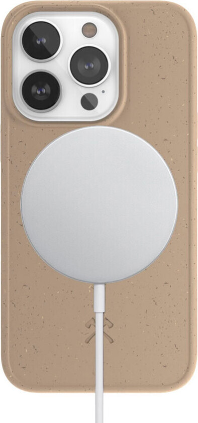 Woodcessories iPhone 14 Pro Bio-deksel (MagSafe) Brun