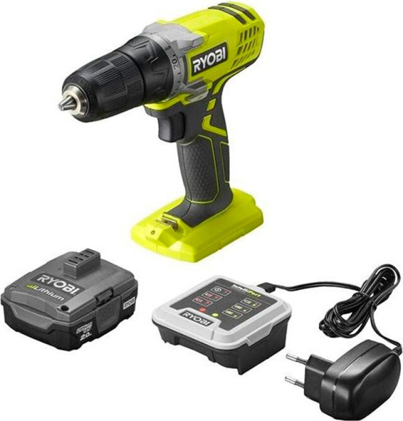 Ryobi R12SD-120G ONE+ batteribor/skrutrekker m/batteri (12V)