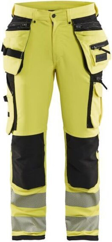 Blåkläder 199716423399D100 Synlighetsbukse 4-veisstretch, varselgul/svart Str. D100
