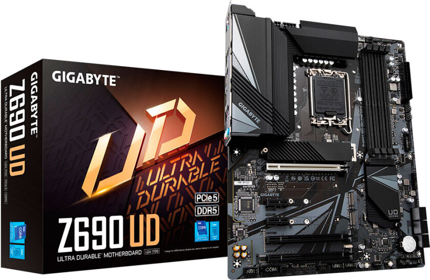 Z690 UD hovedkort, LGA 1700, DDR5 ATX