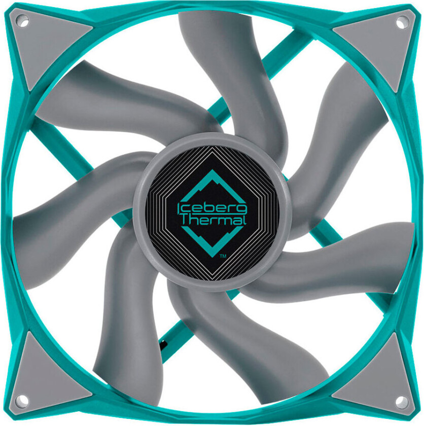 Iceberg Thermal IceGALE Xtra PC-vifte (2500RPM) 140 mm - Blågrønn