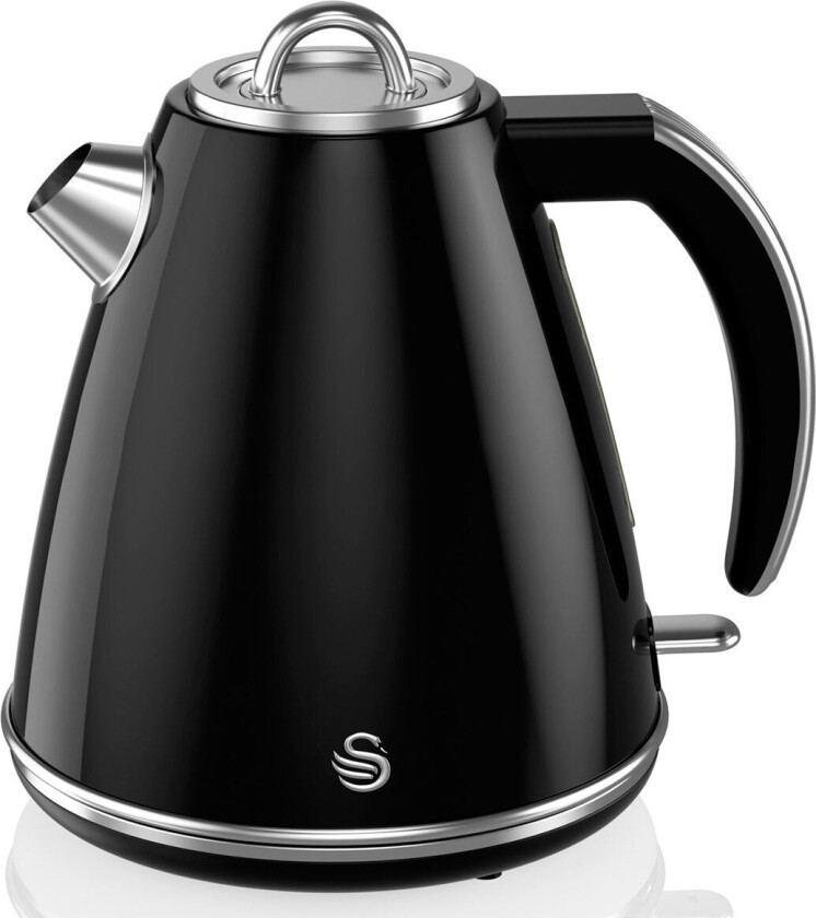 Swan elektrisk vannkoker 3000W (1,5 liter) Sort