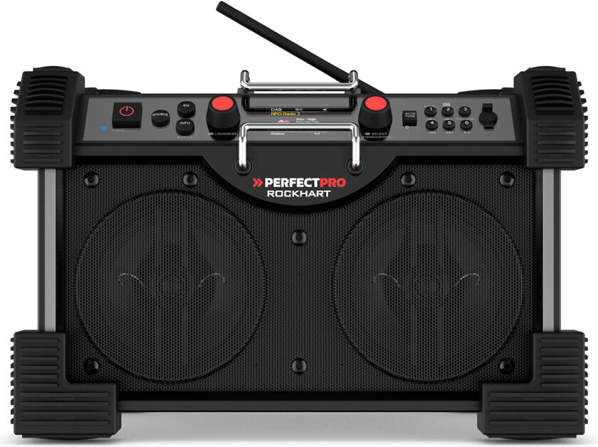 PerfectPro ROCKHART Craftsman radio - 18V (DAB+/FM/USB/AUX/NFC/Bluetooth)