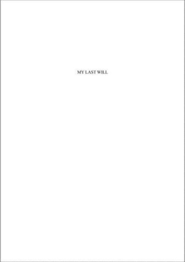 My Last Will