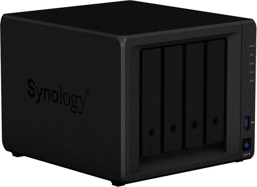 DS418 NAS-server - Realtek RTD1296 Quad Core 1,4 GHz CPU