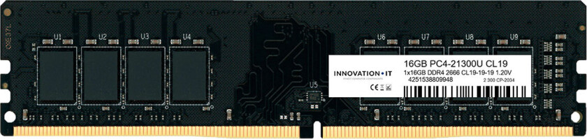 Innovasjon IT CL19 16GB - 2666MHz - RAM DDR4