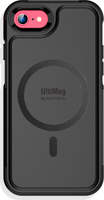 4smarts iPhone 7/8/SE2/SE3 deksel m/UltiMag (svart)