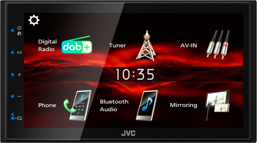 KW-M180DBT Bilradio 6,8tm (DAB+/Bluetooth)