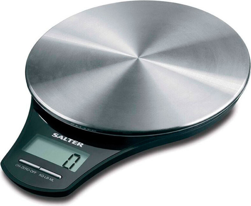 Salter 1035 Aquatronic Kjøkkenvekt (5kg/1g) Rustfritt stål