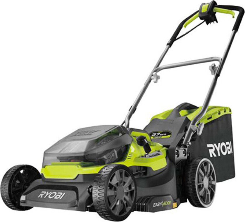 Ryobi RY18LMH37A-225 ONE+ Akku Hybrid gressklipper m/batteri - 37 cm (18V)