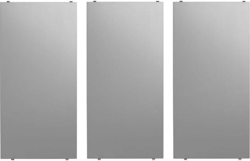 Hylleplate 58 x 30 cm (3-pakning) ) Grå