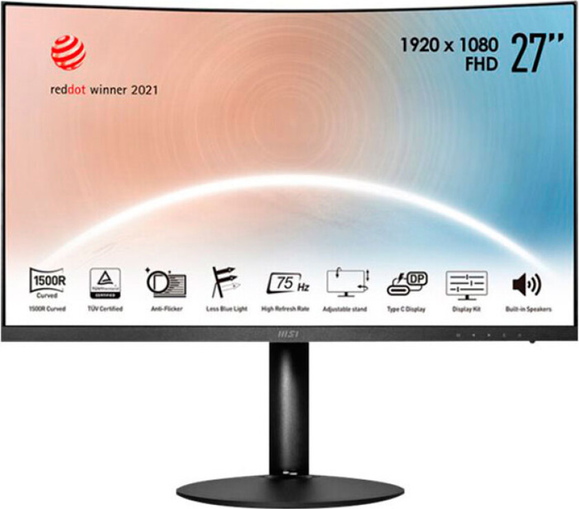 Modern 27tm LCD - 1920x1080/75Hz - VA, 4ms - Svart