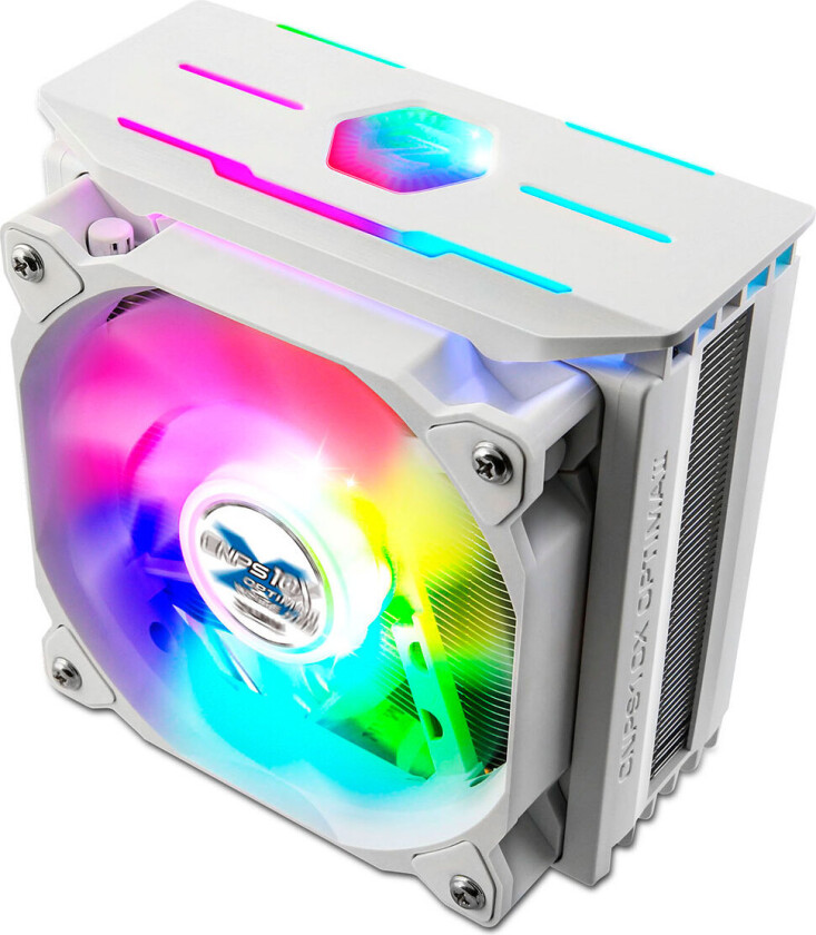 Zalman CNPS10X OPTIMA II RGB CPU-kjøler (1200RPM) 120 mm - Hvit