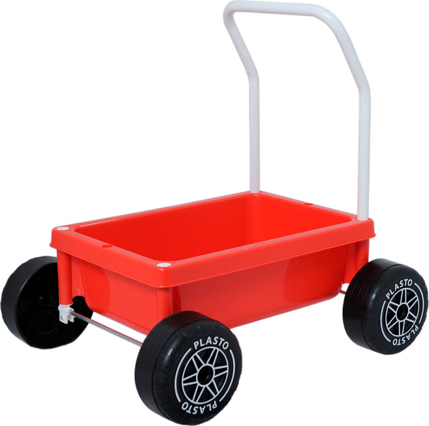 Plasto Lekevogn - 48cm (1 år+) Rød