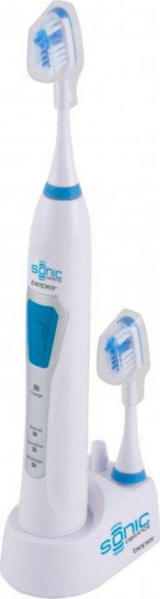 Beper 40913 Sonic elektrisk tannbørste (1000 mAh) Hvit